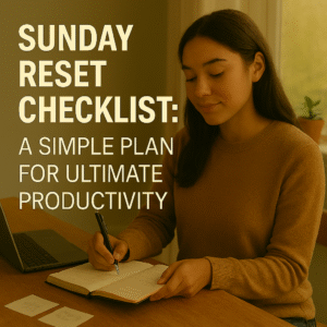Sunday Reset Checklist