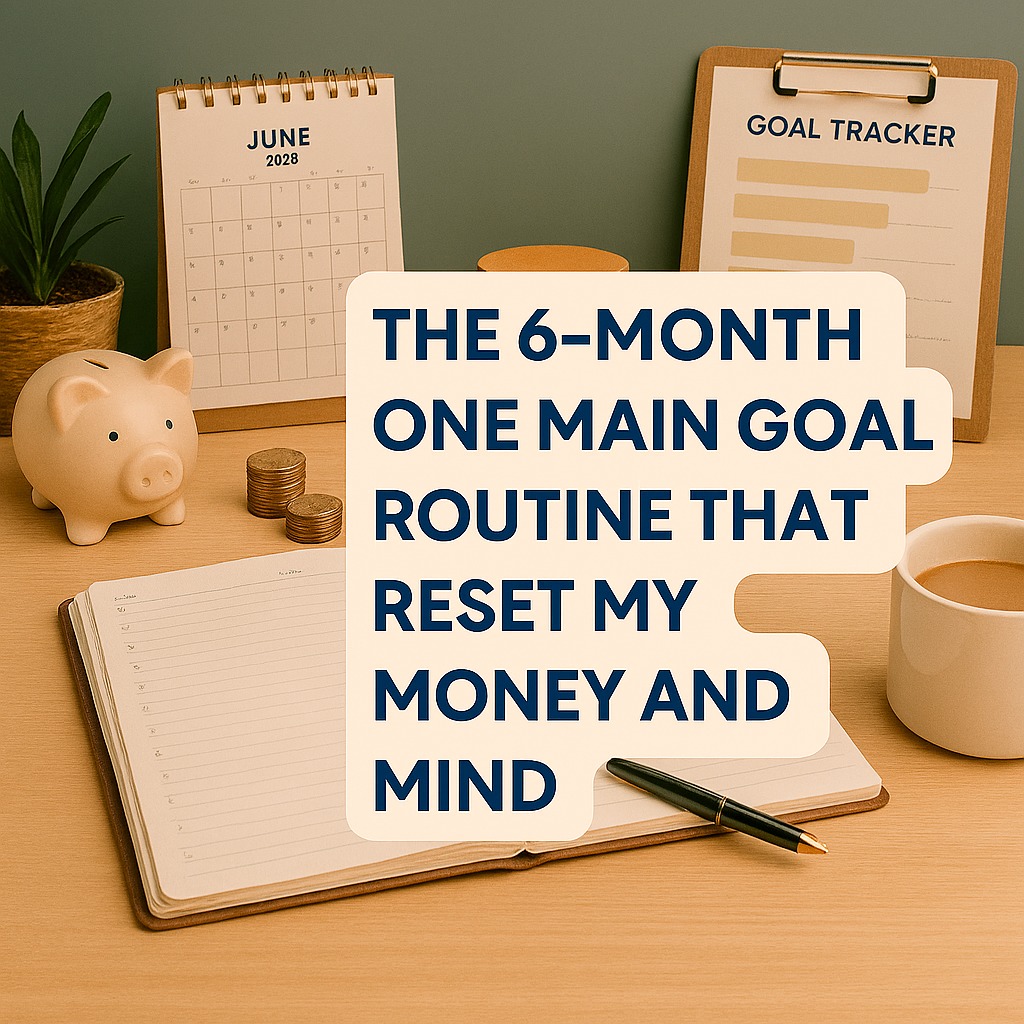 6-Month One Main Goal