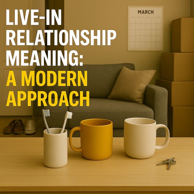 Live in Relationship Meaning